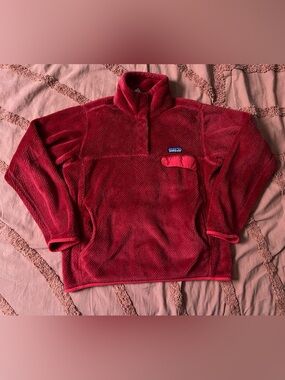 Patagonia Red Fleece Retool Pullover